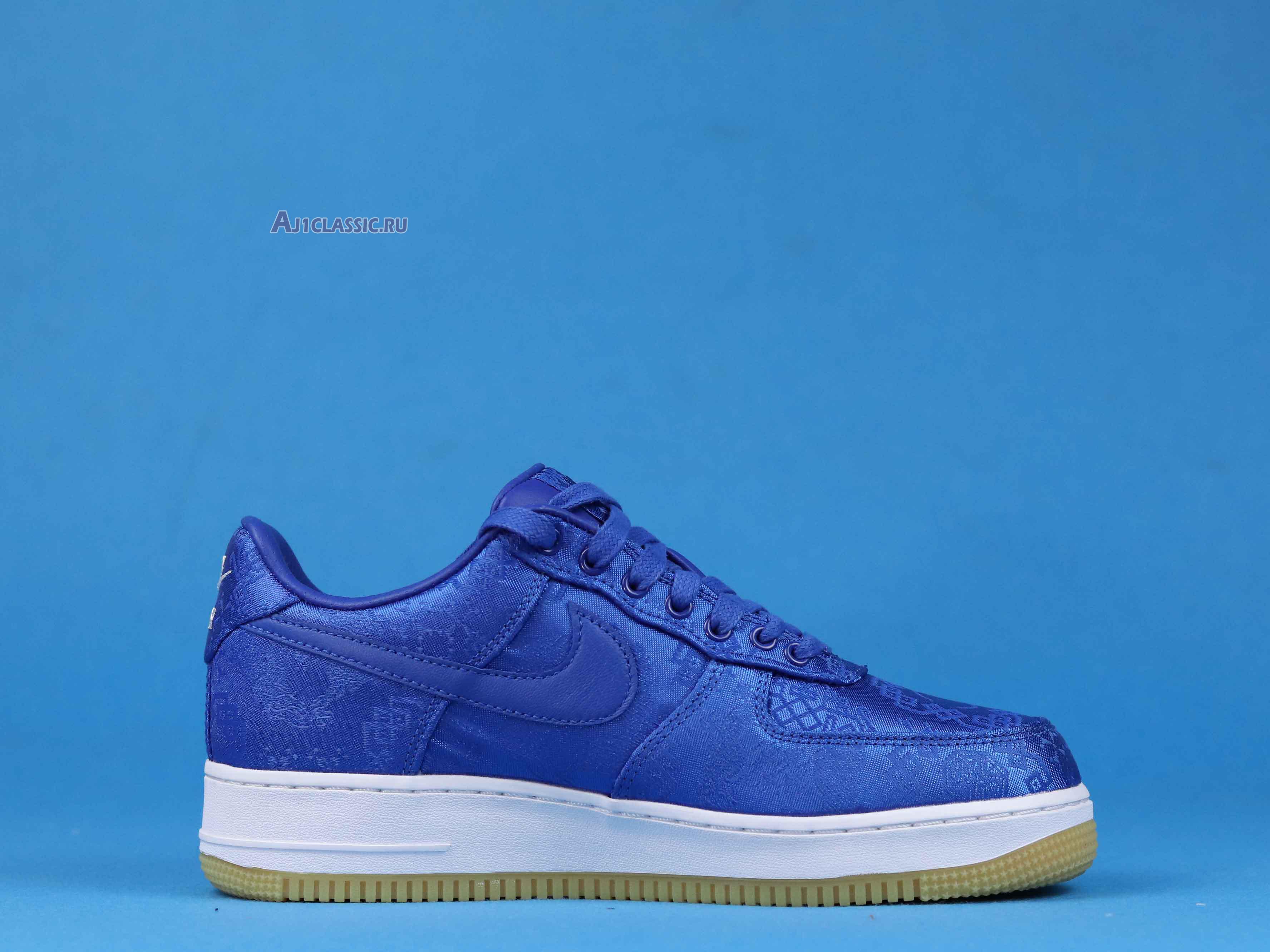 CLOT x Nike Air Force 1 Low PRM "Royal Silk" CJ5290-400