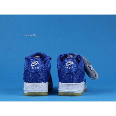 CLOT x Nike Air Force 1 Low PRM Royal Silk CJ5290-400 University Blue/White/Gum Mens Womens Shoes