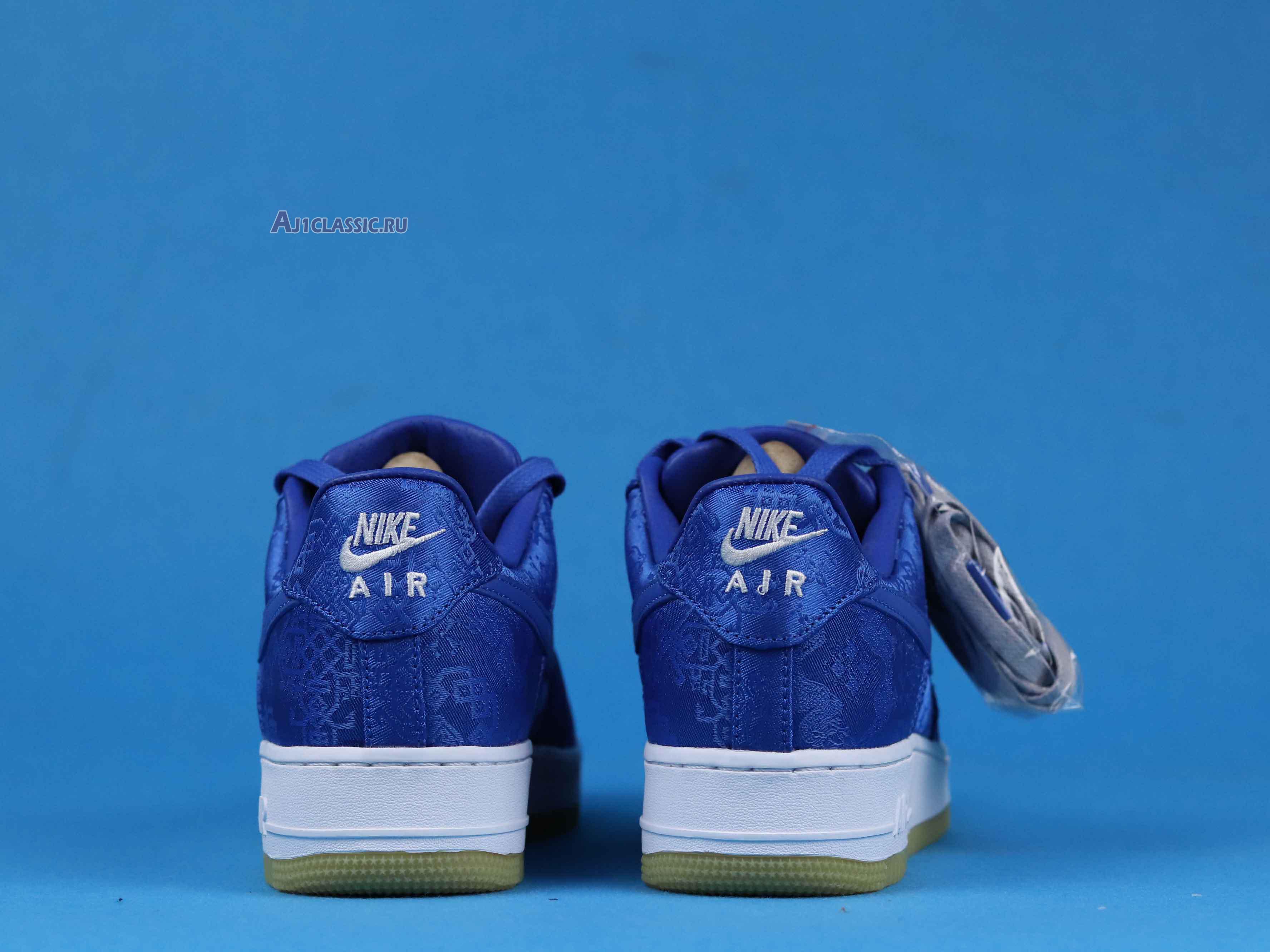 New CLOT x Nike Air Force 1 Low PRM "Royal Silk" CJ5290-400 Shoes