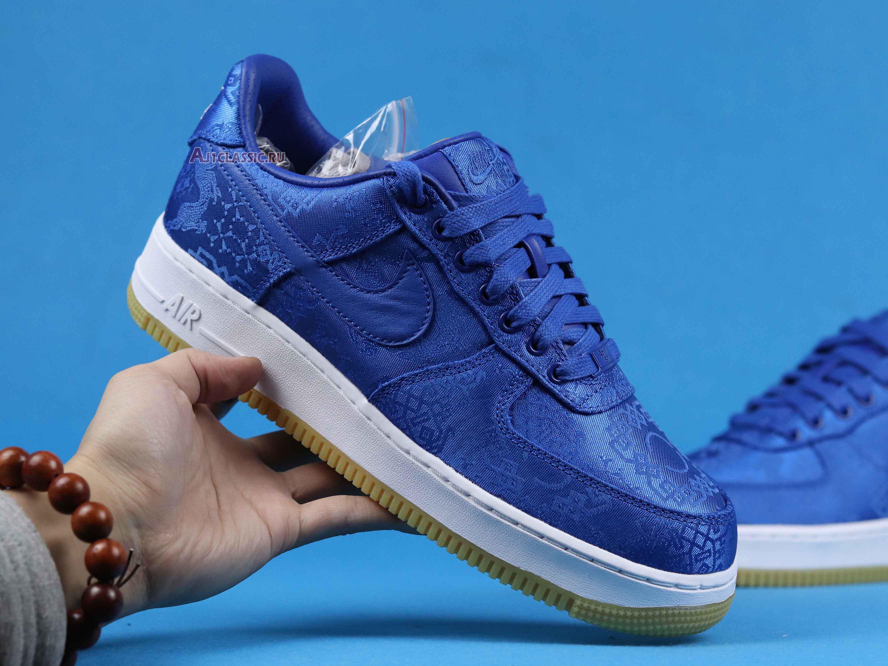 CLOT x Nike Air Force 1 Low PRM "Royal Silk" CJ5290-400