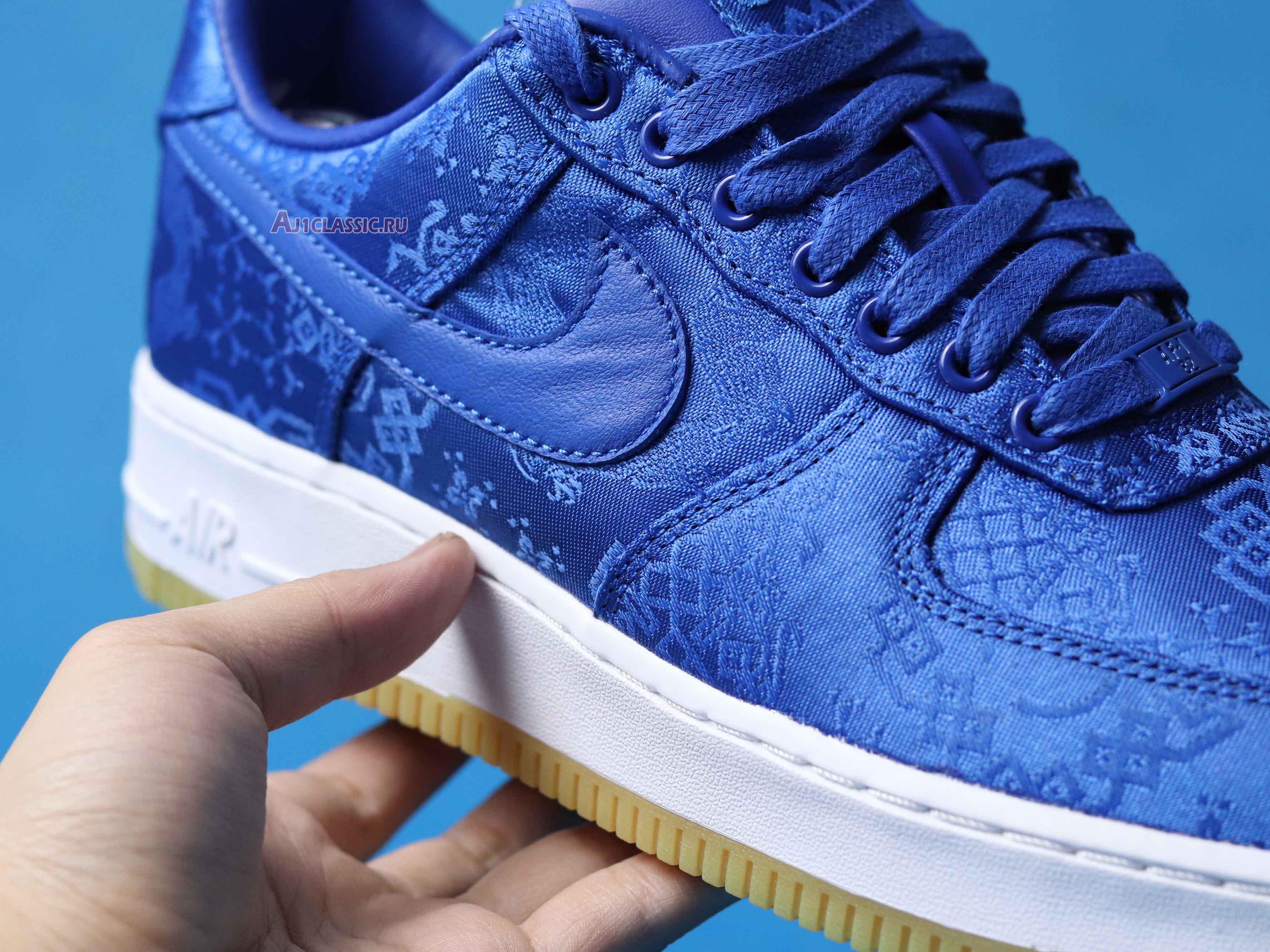 CLOT x Nike Air Force 1 Low PRM "Royal Silk" CJ5290-400