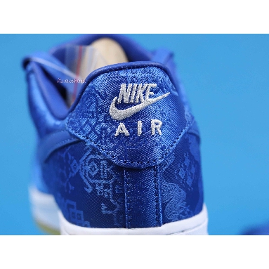 CLOT x Nike Air Force 1 Low PRM Royal Silk CJ5290-400 University Blue/White/Gum Mens Womens Shoes