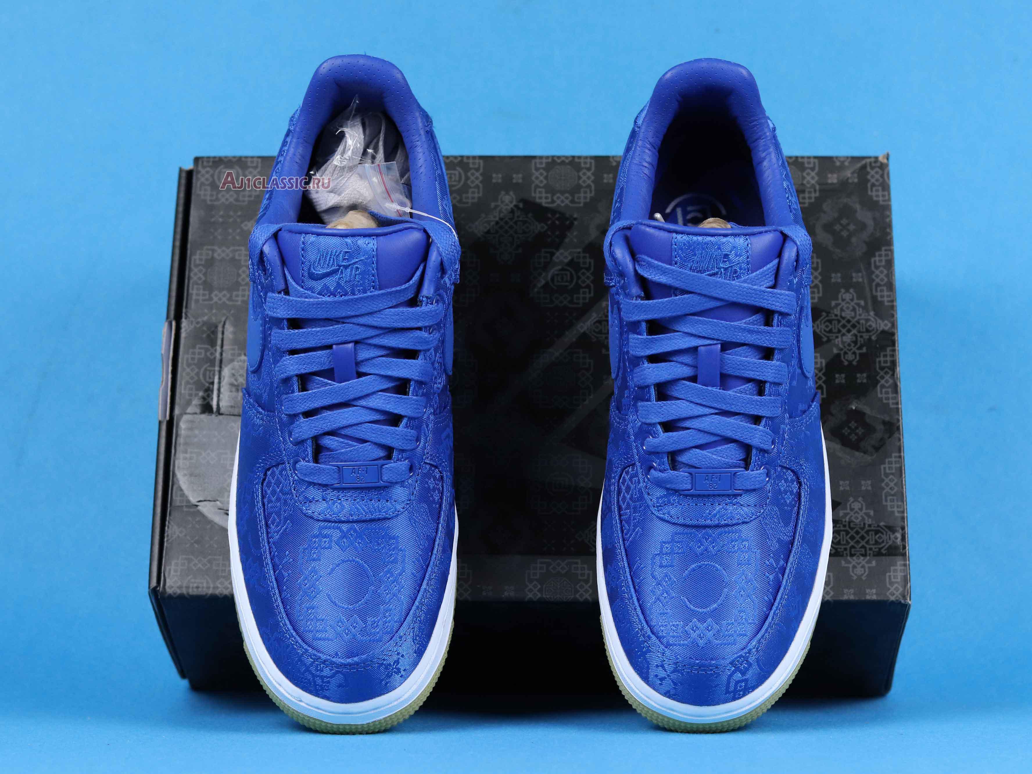 CLOT x Nike Air Force 1 Low PRM "Royal Silk" CJ5290-400