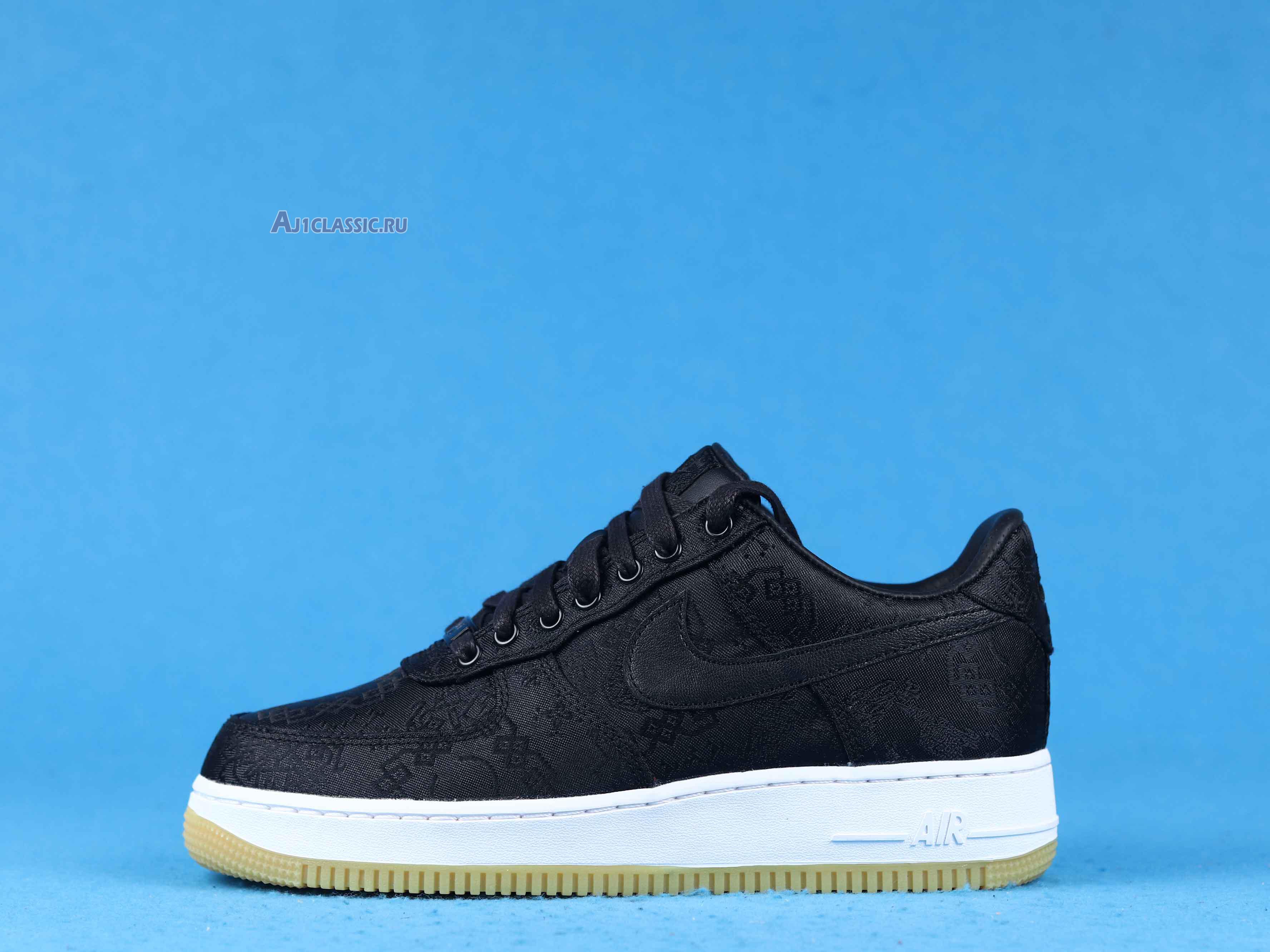 New Fragment Design x CLOT x Nike Air Force 1 Low "Black Silk" CZ3986-001 Shoes