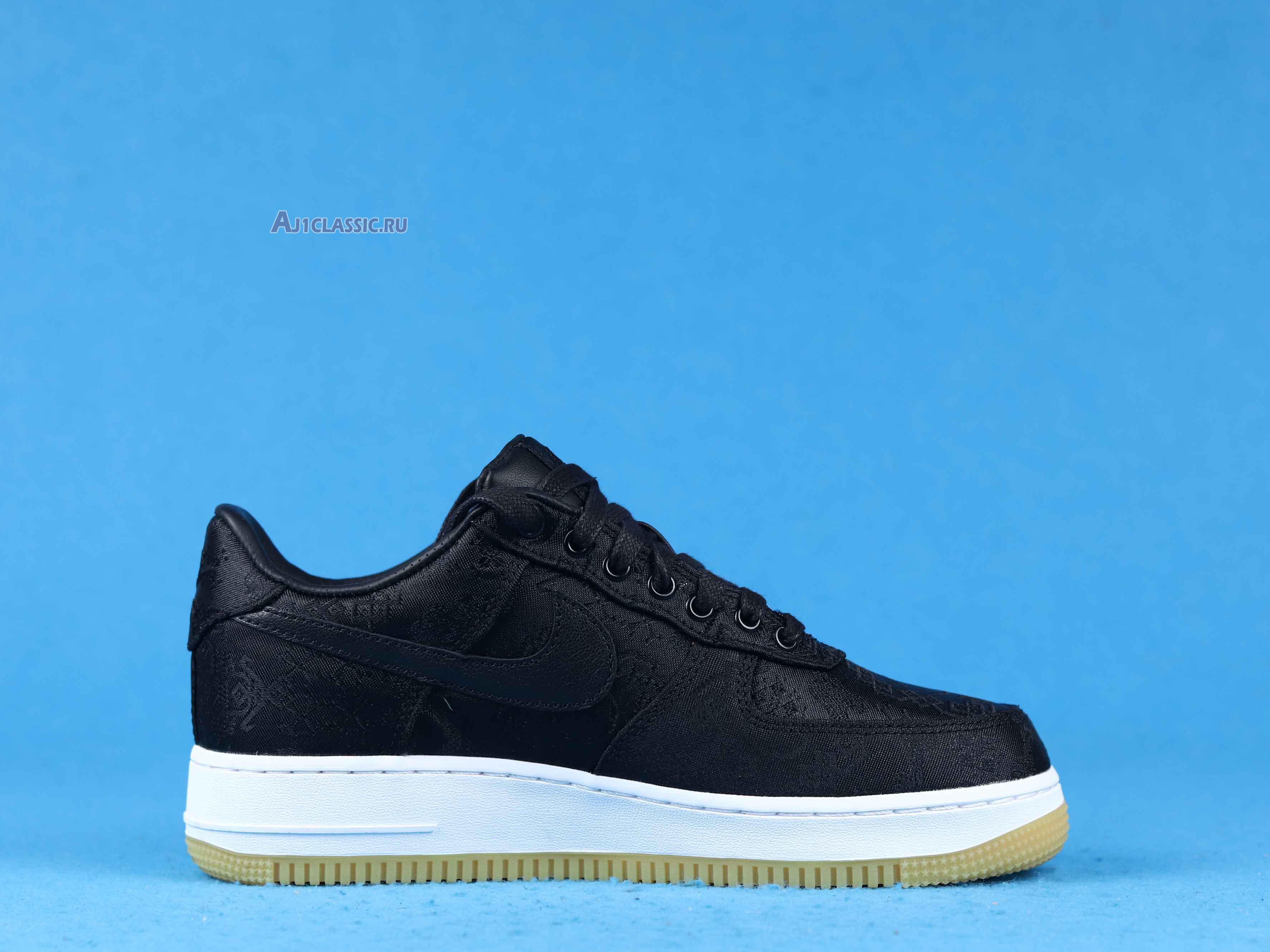 New Fragment Design x CLOT x Nike Air Force 1 Low "Black Silk" CZ3986-001 Shoes