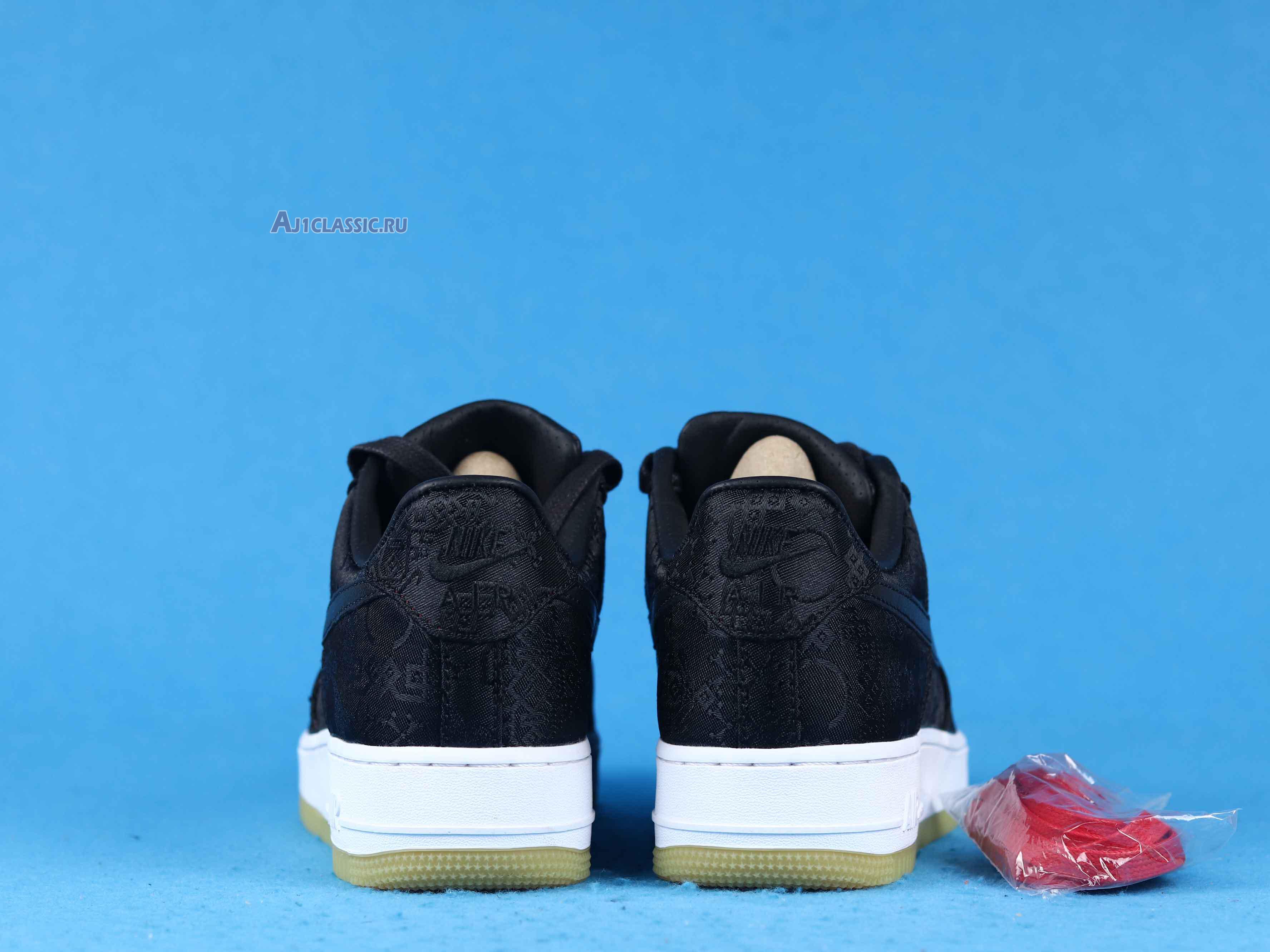 New Fragment Design x CLOT x Nike Air Force 1 Low "Black Silk" CZ3986-001 Shoes