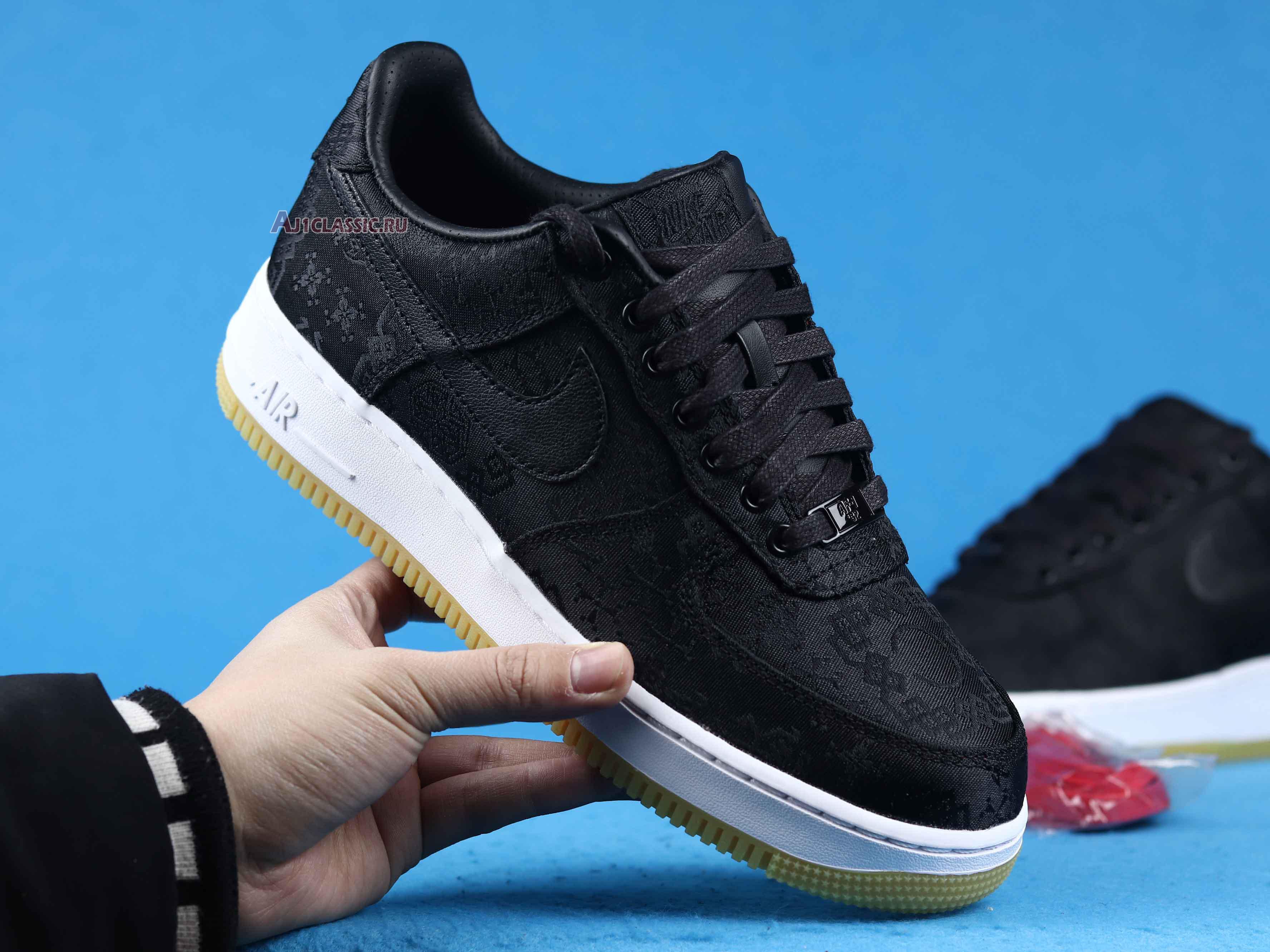 New Fragment Design x CLOT x Nike Air Force 1 Low "Black Silk" CZ3986-001 Shoes