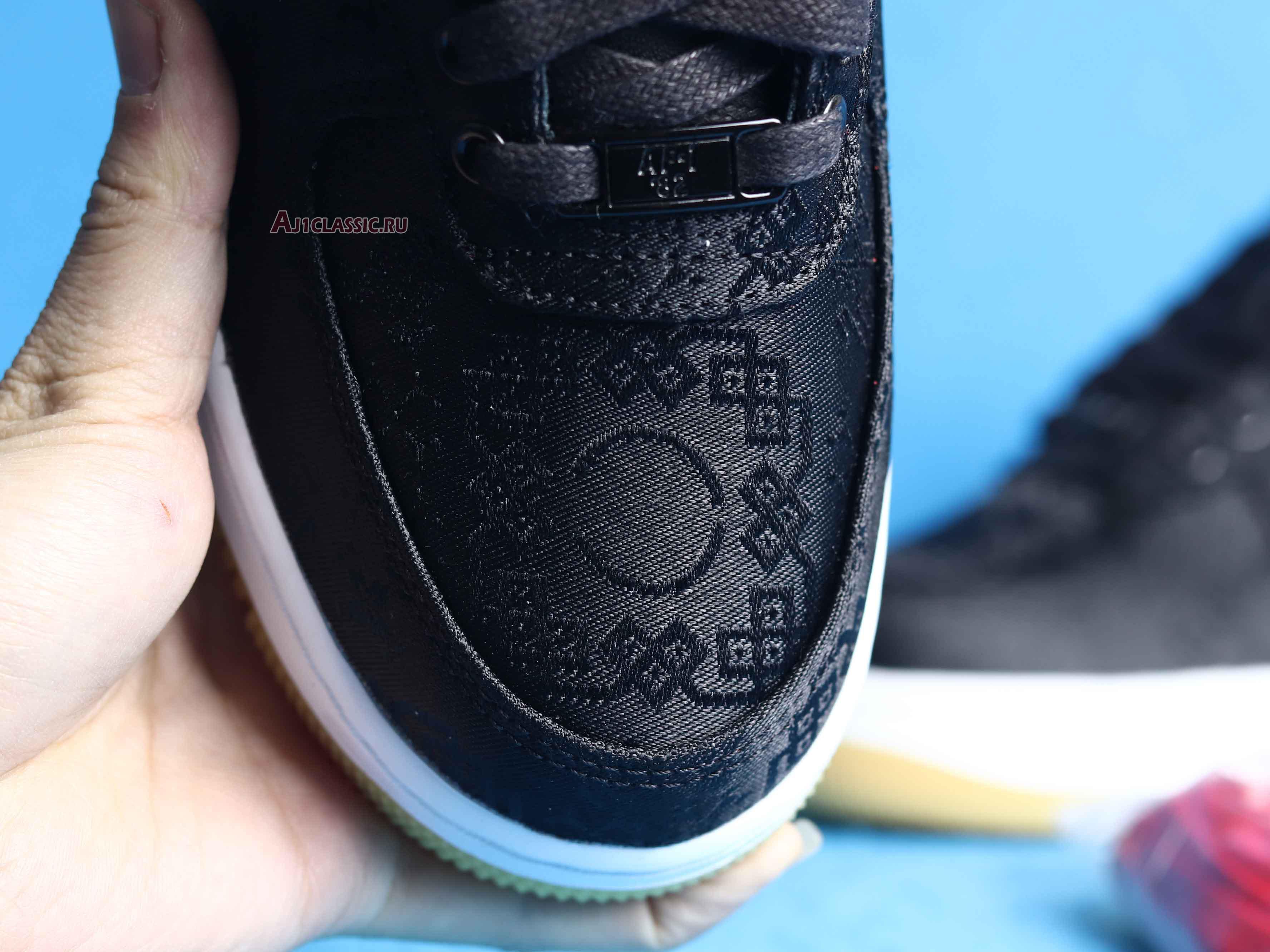 New Fragment Design x CLOT x Nike Air Force 1 Low "Black Silk" CZ3986-001 Shoes