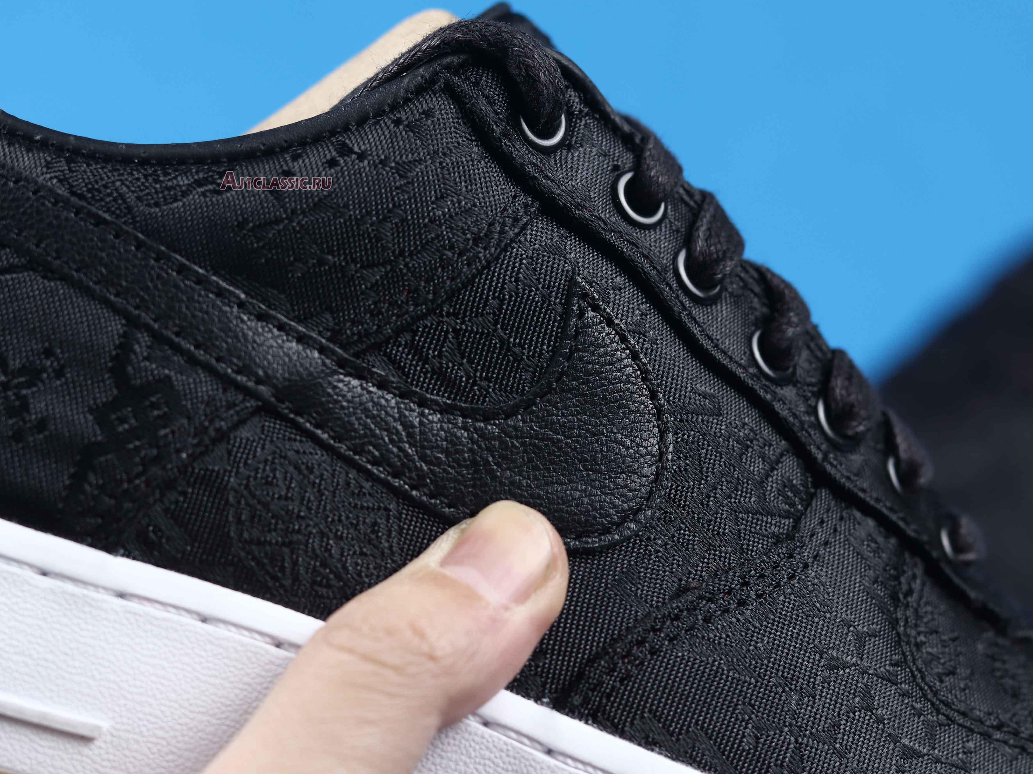 New Fragment Design x CLOT x Nike Air Force 1 Low "Black Silk" CZ3986-001 Shoes