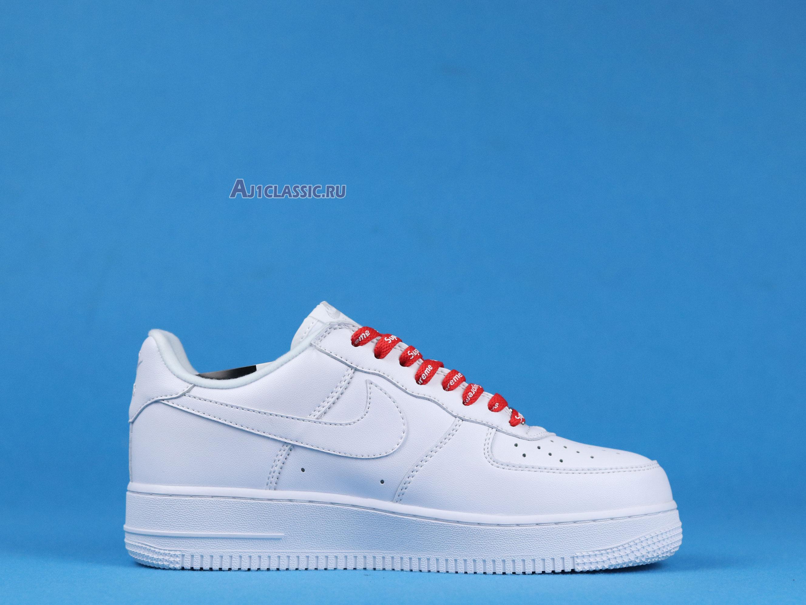 New Supreme x Nike Air Force 1 Low "Box Logo - White" CU9225-100 Shoes