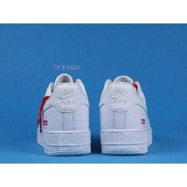 Supreme x Nike Air Force 1 Low Box Logo - White CU9225-100 White/White/Red Mens Womens Shoes