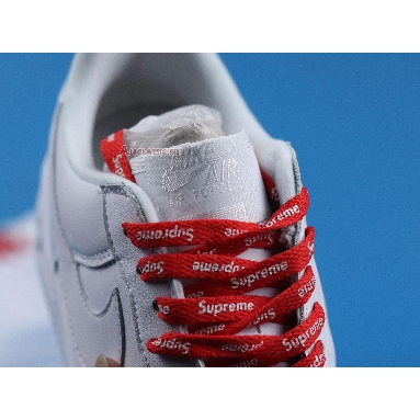 Supreme x Nike Air Force 1 Low Box Logo - White CU9225-100 White/White/Red Mens Womens Shoes