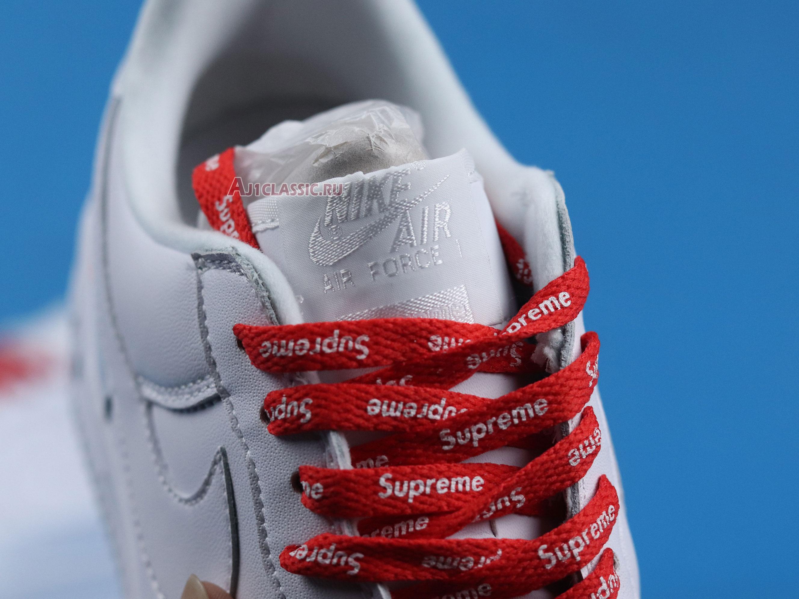 New Supreme x Nike Air Force 1 Low "Box Logo - White" CU9225-100 Shoes