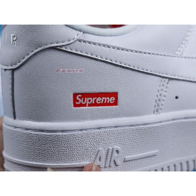 Supreme x Nike Air Force 1 Low Box Logo - White CU9225-100 White/White/Red Mens Womens Shoes