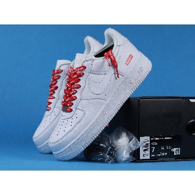 Supreme x Nike Air Force 1 Low Box Logo - White CU9225-100 White/White/Red Mens Womens Shoes