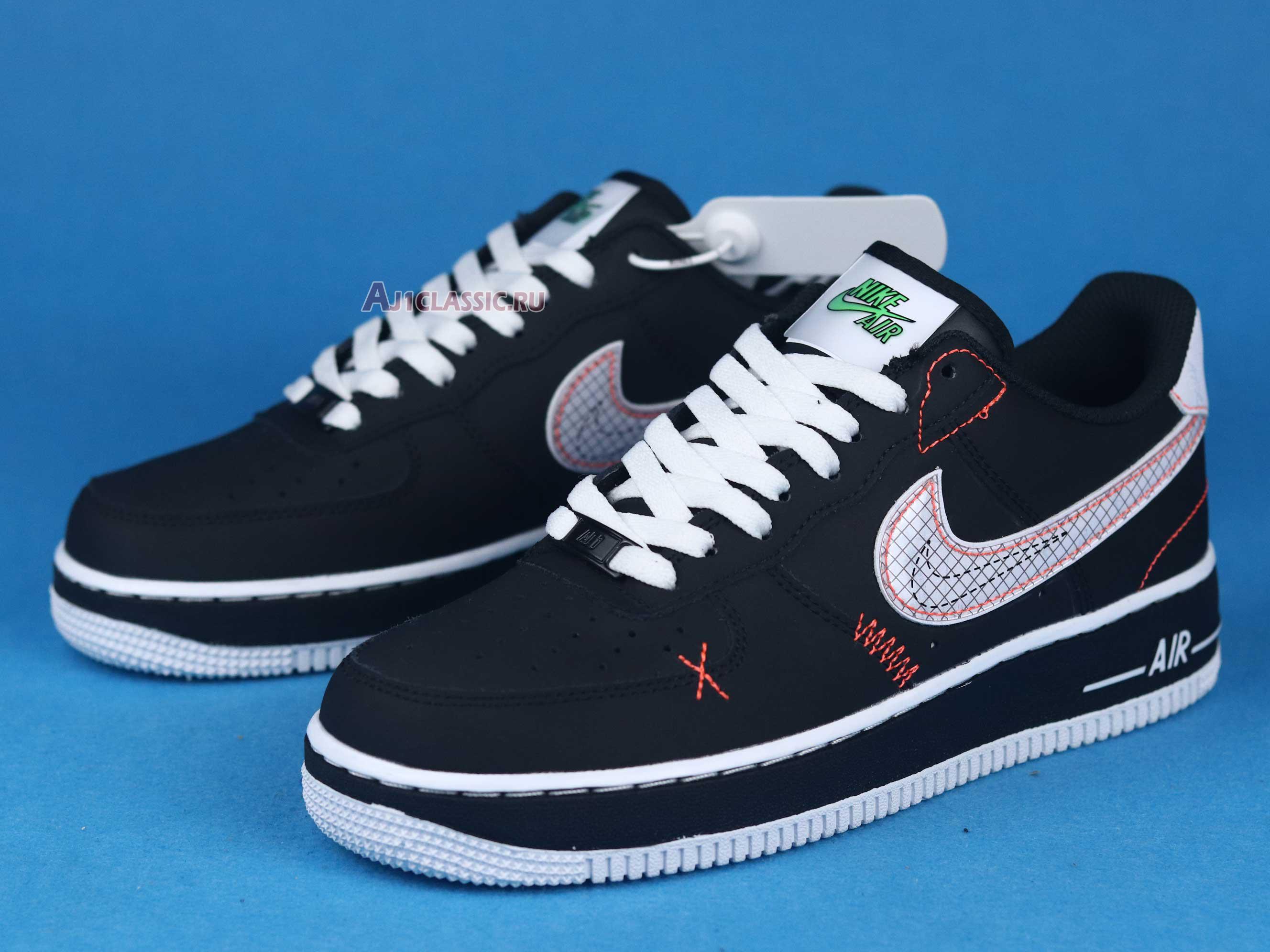 New Nike Air Force 1 Low 07 LV8 "Exposed Stitching" CU6646-001 Shoes