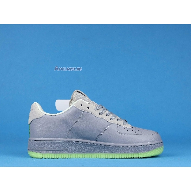 Nike Air Force 1 Low Volt Swoosh CD0888-002 Grey/Green Mens Womens Shoes