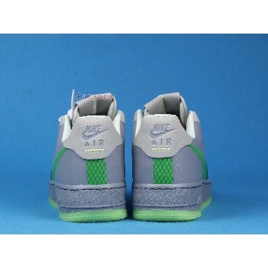 Nike Air Force 1 Low Volt Swoosh CD0888-002 Grey/Green Mens Womens Shoes