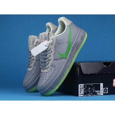 Nike Air Force 1 Low Volt Swoosh CD0888-002 Grey/Green Mens Womens Shoes