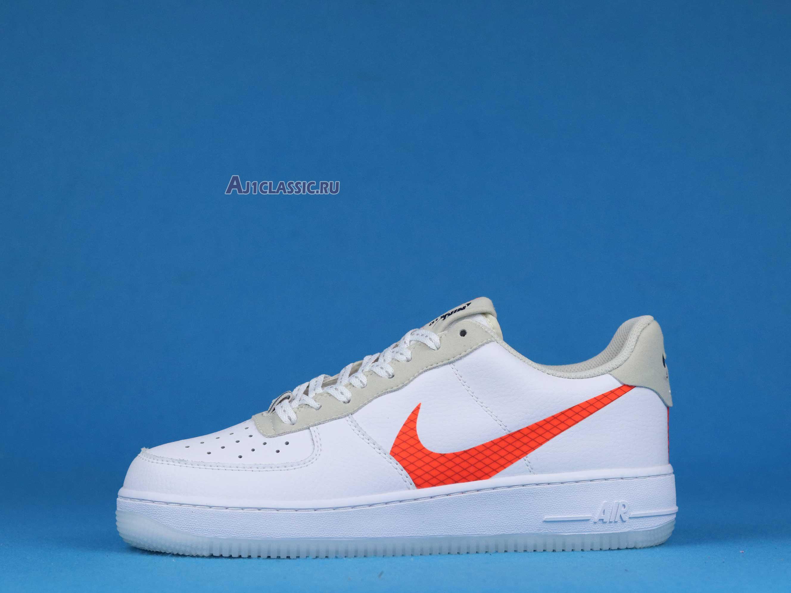 New Nike Air Force 1 Low "Orange Swoosh" CD0888-100 Shoes