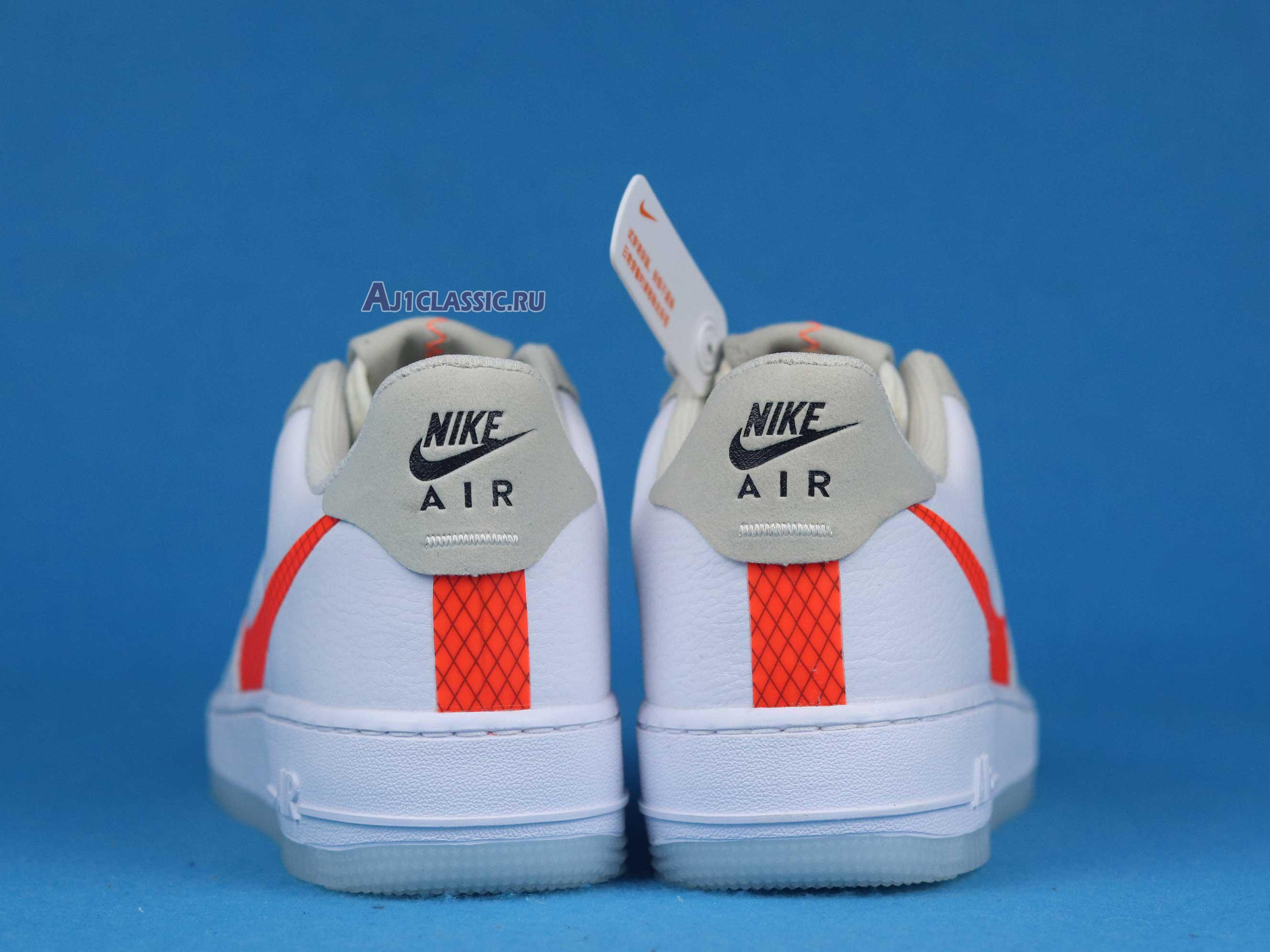 New Nike Air Force 1 Low "Orange Swoosh" CD0888-100 Shoes