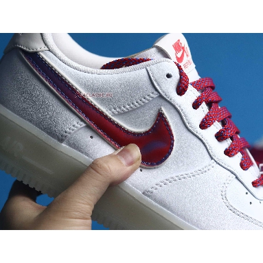 Nike Air Force 1 De Lo Mio BQ8448-100 White/University Red-Sport Blue Mens Womens Shoes