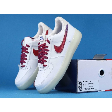 Nike Air Force 1 De Lo Mio BQ8448-100 White/University Red-Sport Blue Mens Womens Shoes