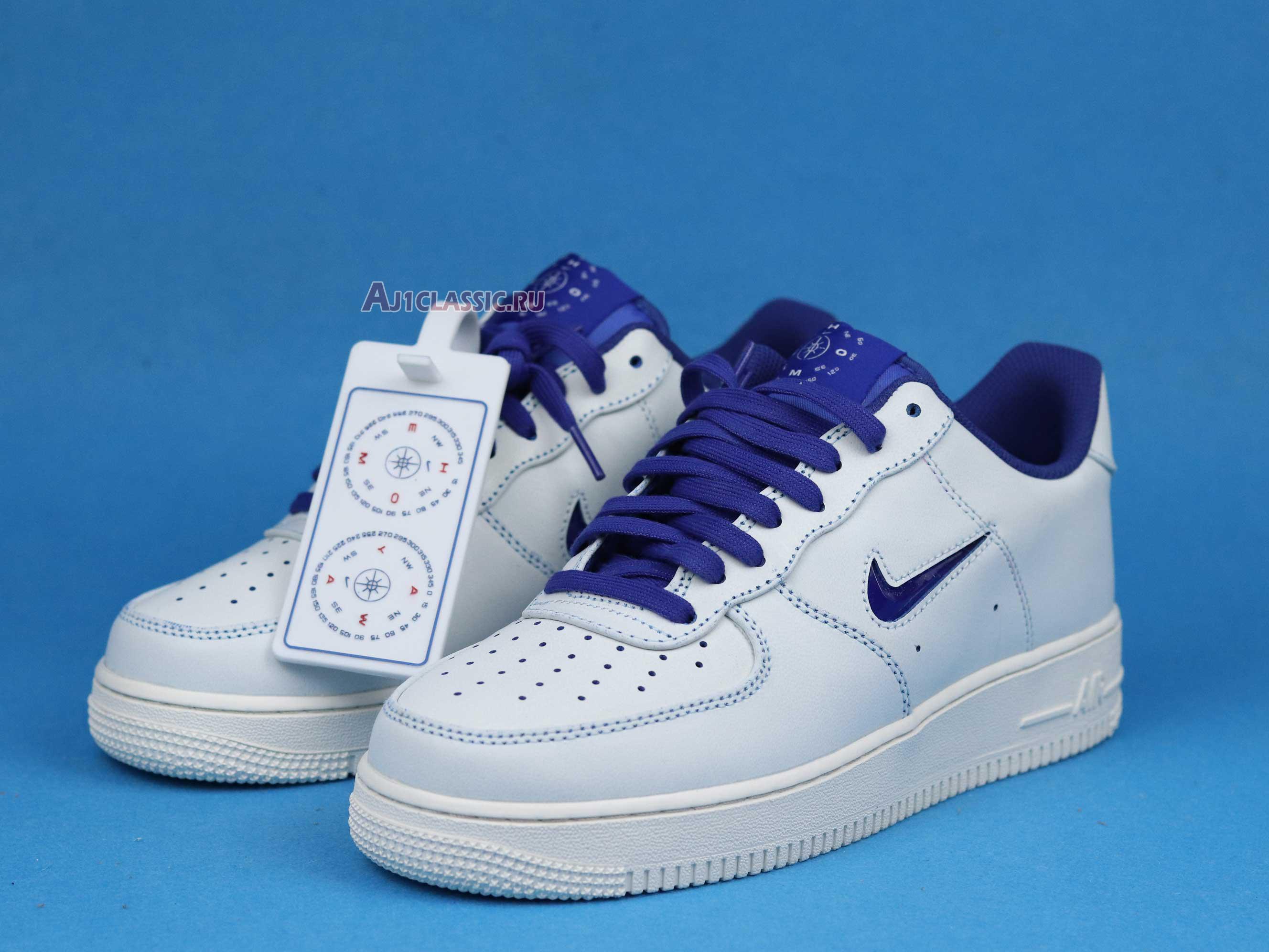 New Nike Air Force 1 Jewel "Home & Away - Concord" CK4392-100 Shoes