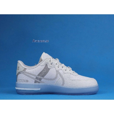 Nike Air Force 1 React QS White Ice CQ8879-100 White/Light Bone/Sail/Rush Coral Mens Womens Shoes