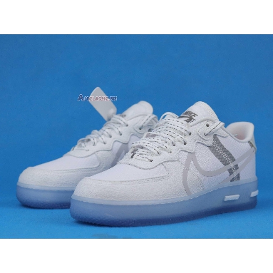 Nike Air Force 1 React QS White Ice CQ8879-100 White/Light Bone/Sail/Rush Coral Mens Womens Shoes