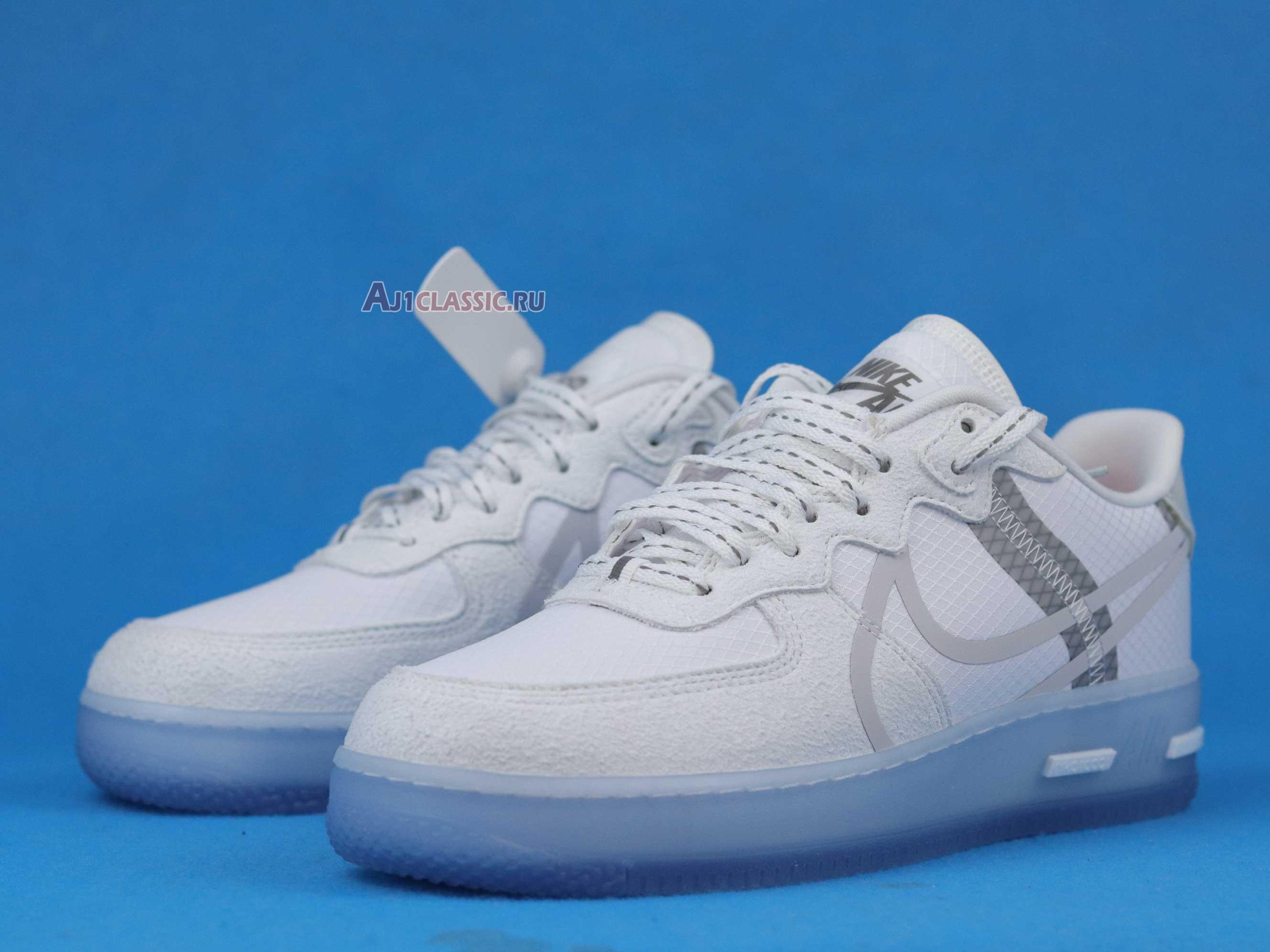 New Nike Air Force 1 React QS "White Ice" CQ8879-100 Shoes