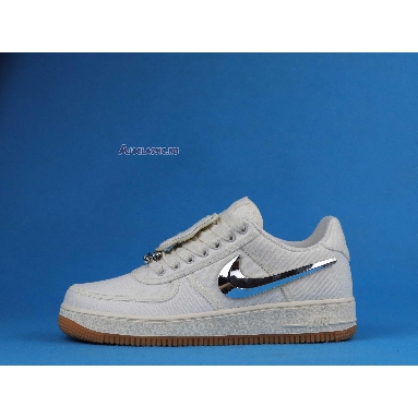 Travis Scott x Nike Air Force 1 Sail AQ4211-101 Sail/Gum Light Brown/Sail Mens Womens Shoes