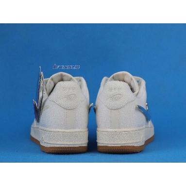 Travis Scott x Nike Air Force 1 Sail AQ4211-101 Sail/Gum Light Brown/Sail Mens Womens Shoes