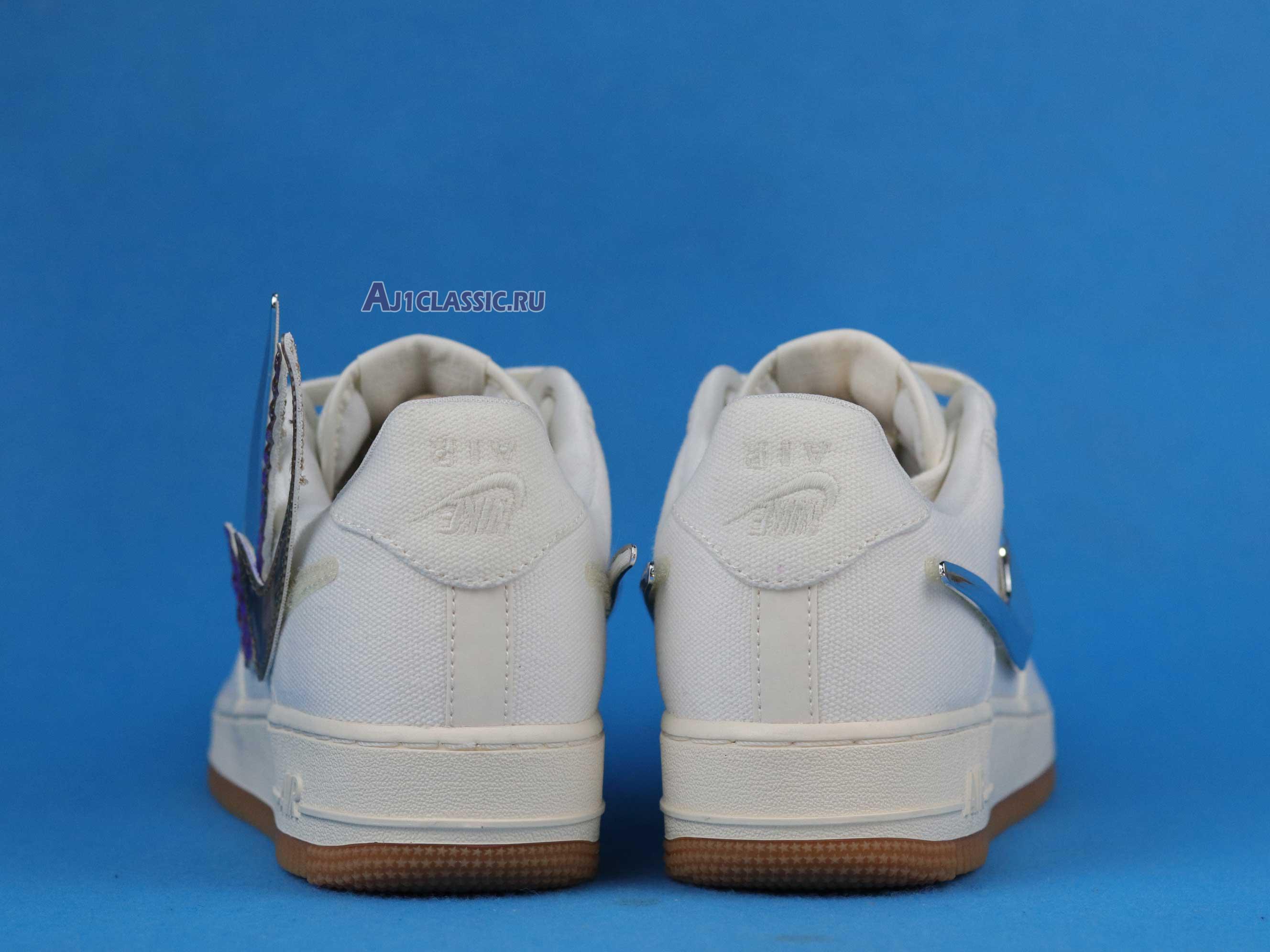 New Travis Scott x Nike Air Force 1 "Sail" AQ4211-101 Shoes