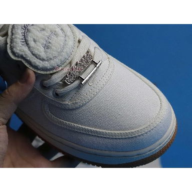 Travis Scott x Nike Air Force 1 Sail AQ4211-101 Sail/Gum Light Brown/Sail Mens Womens Shoes