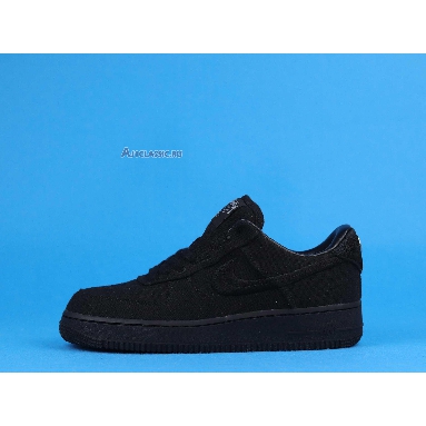 Stussy x Nike Air Force 1 Low Triple Black CZ9084-001 Black/Black/Black Mens Womens Shoes