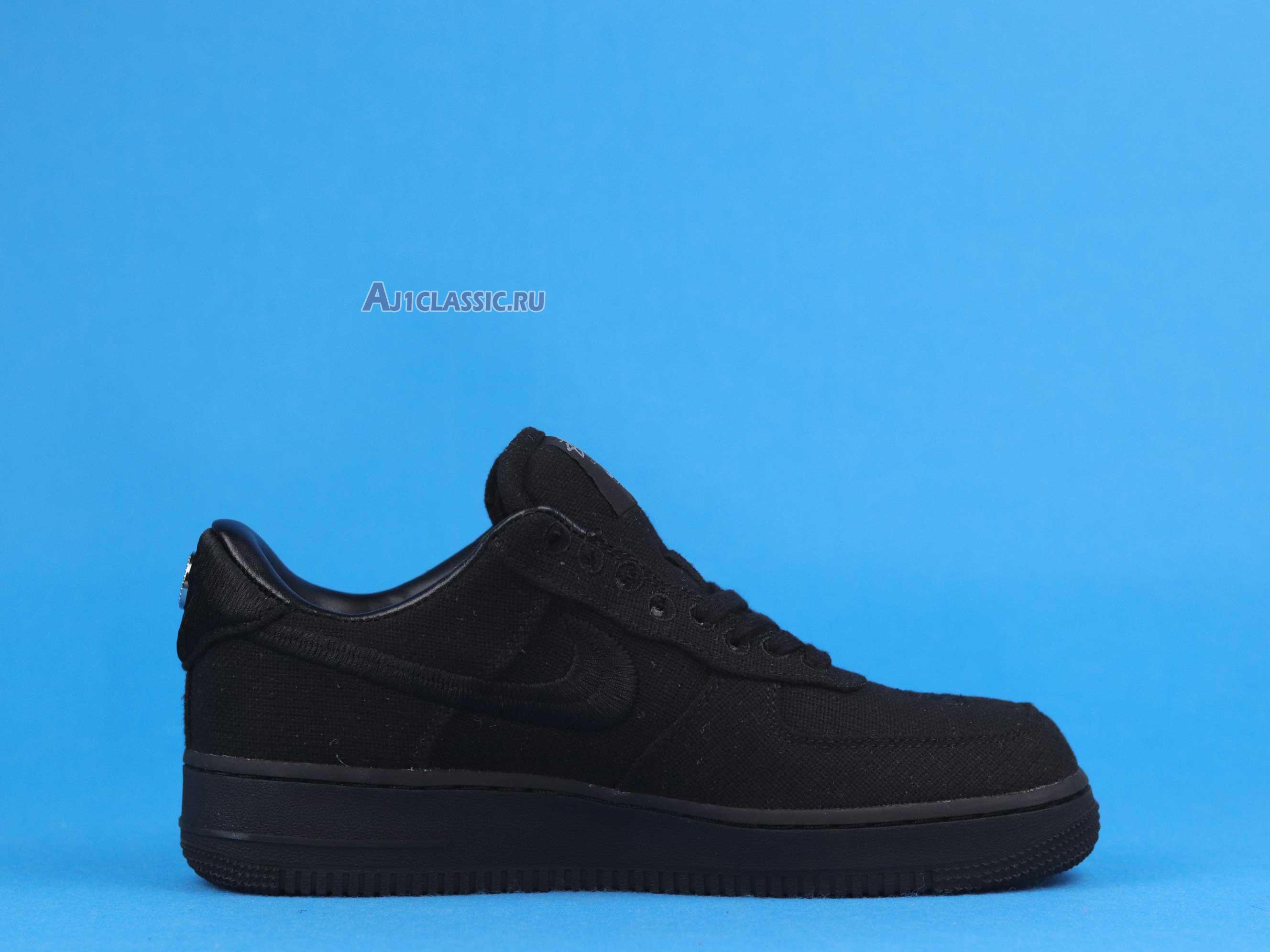 New Stussy x Nike Air Force 1 Low "Triple Black" CZ9084-001 Shoes