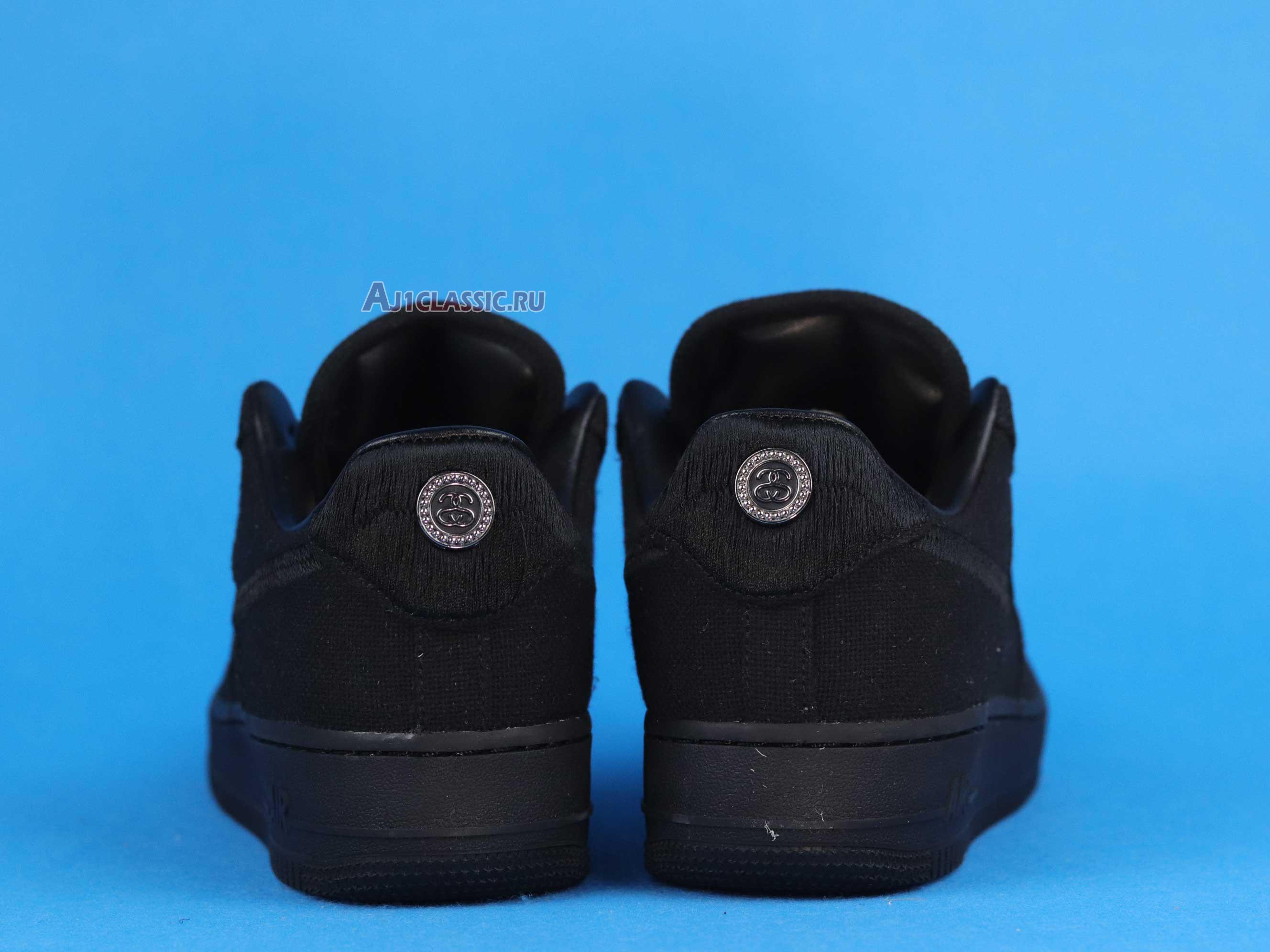 New Stussy x Nike Air Force 1 Low "Triple Black" CZ9084-001 Shoes