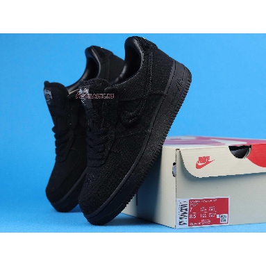 Stussy x Nike Air Force 1 Low Triple Black CZ9084-001 Black/Black/Black Mens Womens Shoes