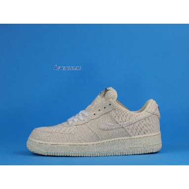 Stussy x Nike Air Force 1 Low Fossil CZ9084-200 Fossil Stone/Sail/Off White Mens Womens Shoes