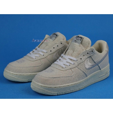 Stussy x Nike Air Force 1 Low Fossil CZ9084-200 Fossil Stone/Sail/Off White Mens Womens Shoes