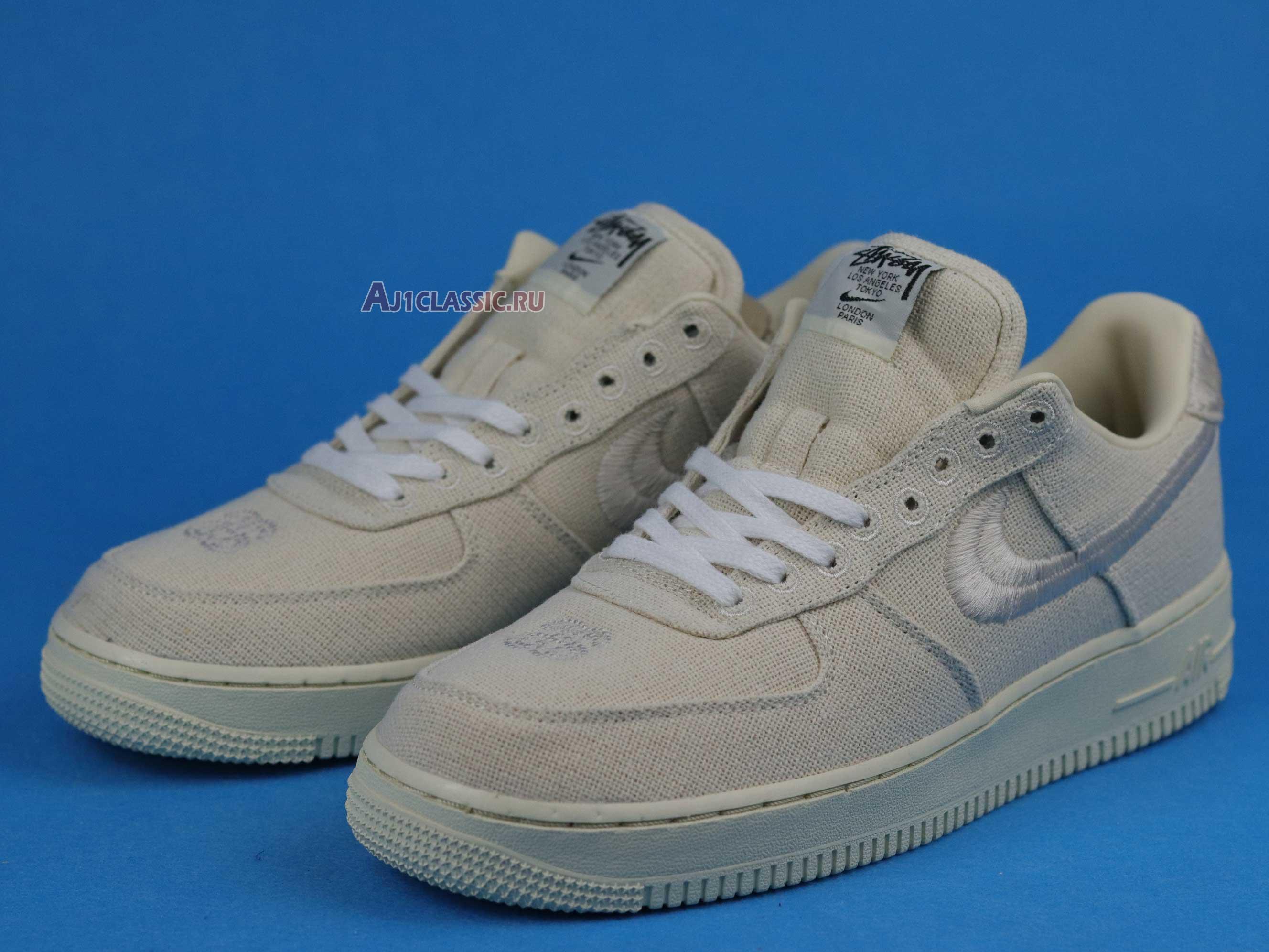 New Stussy x Nike Air Force 1 Low "Fossil" CZ9084-200 Shoes