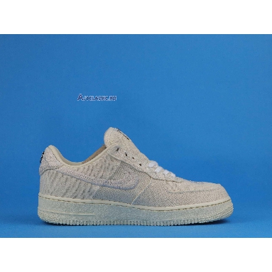 Stussy x Nike Air Force 1 Low Fossil CZ9084-200 Fossil Stone/Sail/Off White Mens Womens Shoes