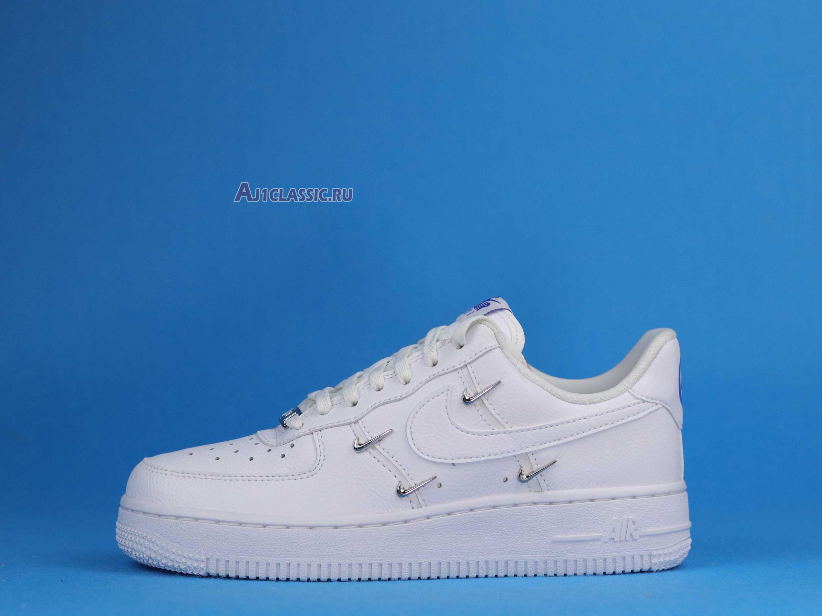 New Nike Wmns Air Force 1 07 LX "Sisterhood - White Metallic Silver" CT1990-100 Shoes