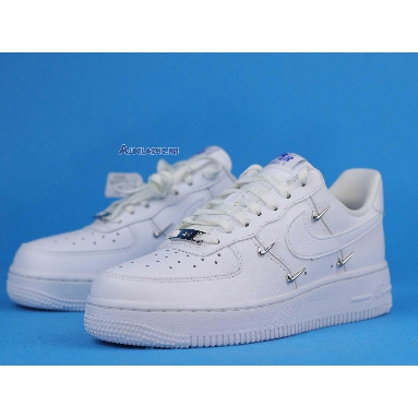 Nike Wmns Air Force 1 07 LX Sisterhood - White Metallic Silver CT1990-100 White/Hyper Royal/Black/White Mens Womens Shoes