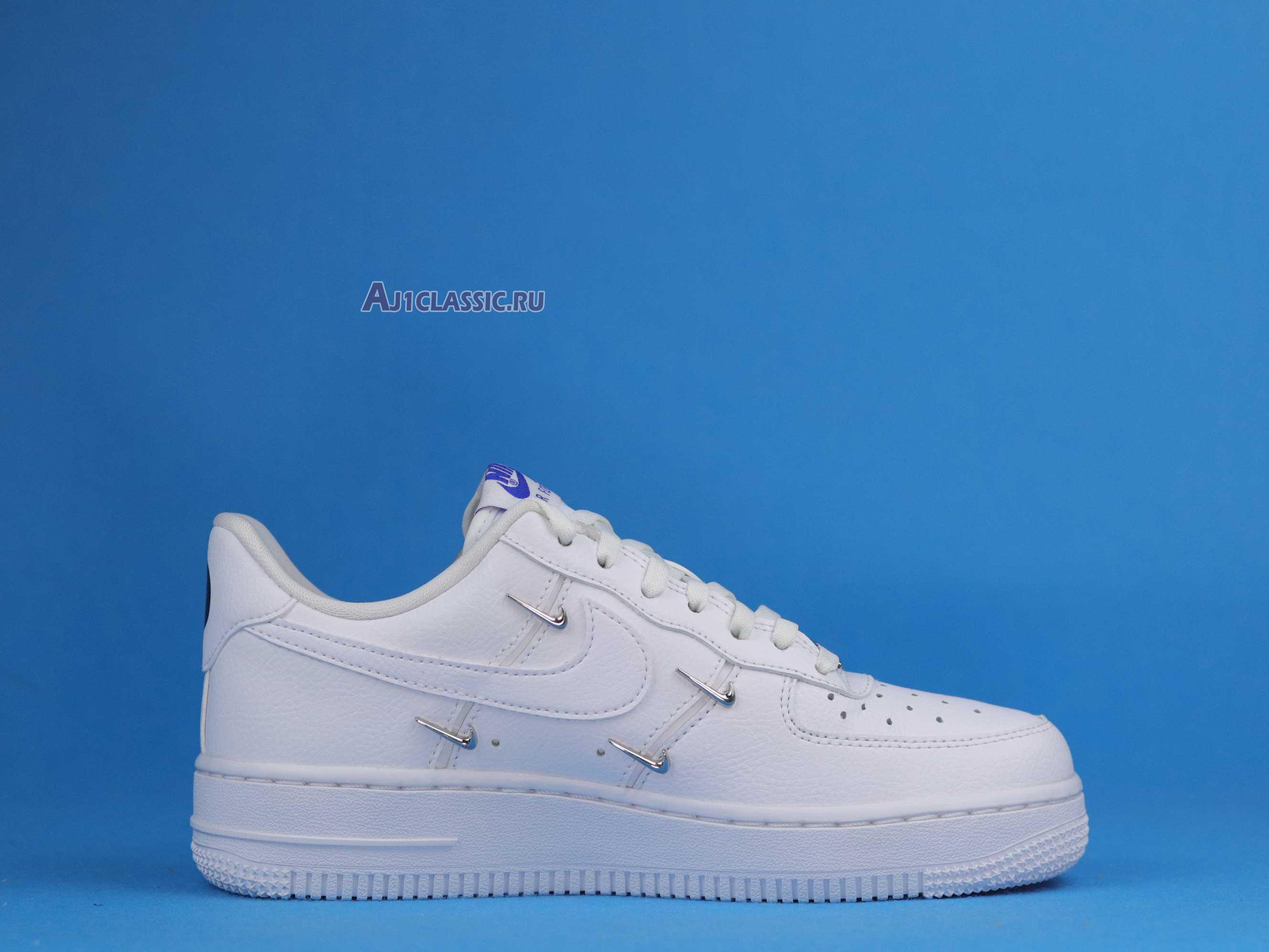 New Nike Wmns Air Force 1 07 LX "Sisterhood - White Metallic Silver" CT1990-100 Shoes