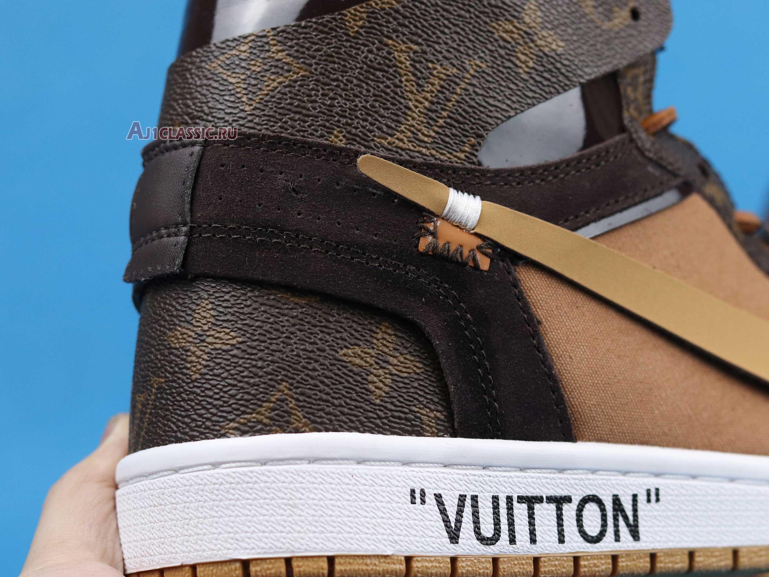 Louis Vuitton x Off-White x Air Jordan 1 "Off-Louis" AQ0818-202 (Full Set LV Box)