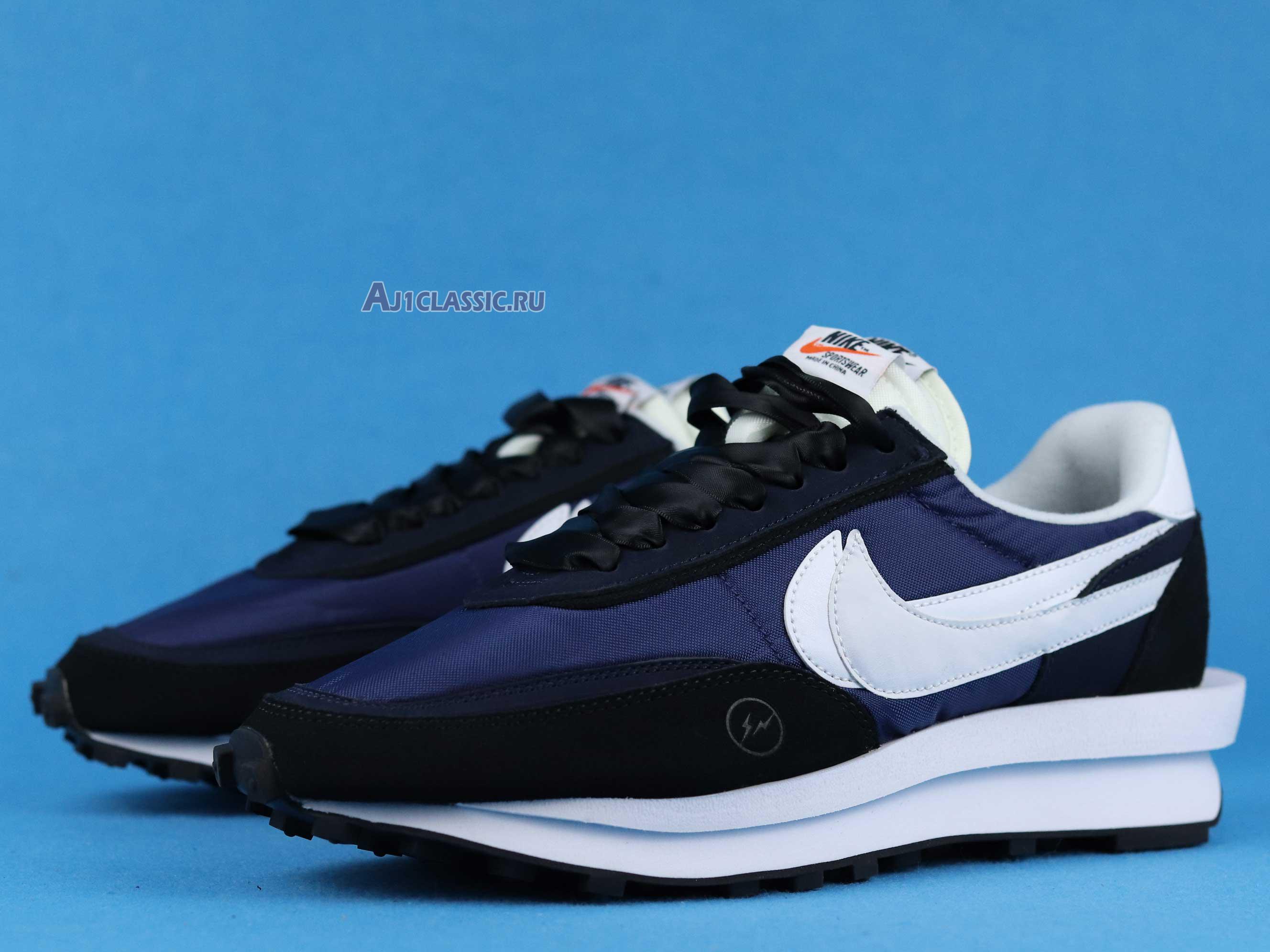 New Fragment Design x sacai x Nike LDV Waffle "Blue Void" DH2684-400 Shoes