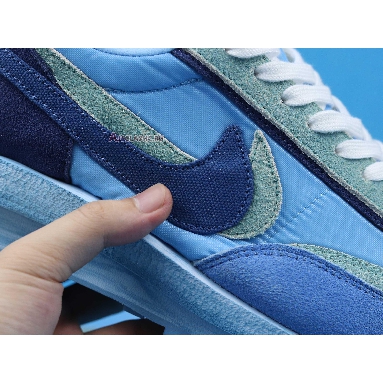 Sacai X Nike LVD WAFFLE X Fragment Design Blue BV0073-401 Blue/Blue/Green/White Mens Womens Shoes