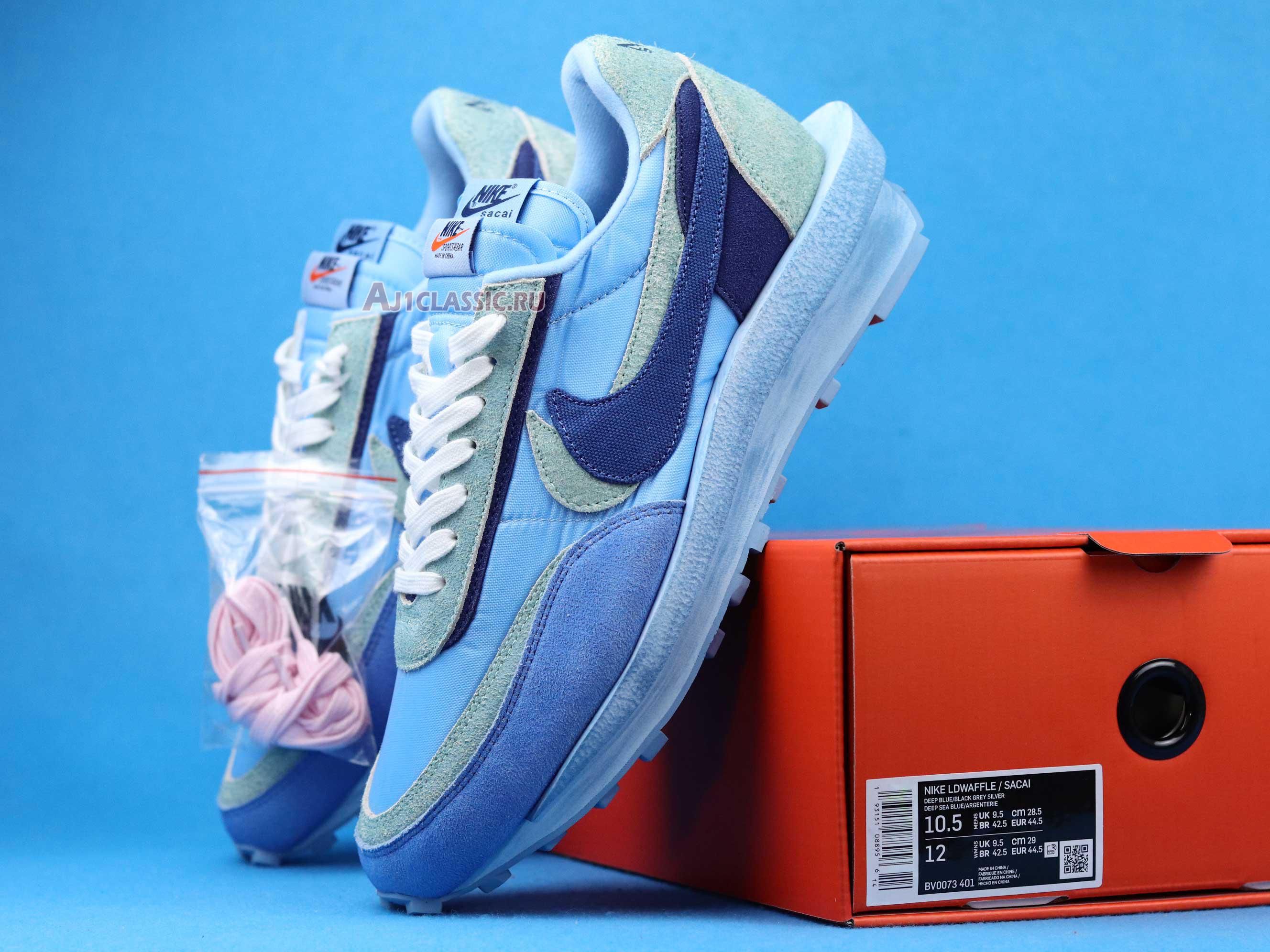 New Sacai X Nike LVD WAFFLE X Fragment Design "Blue" BV0073-401 Shoes